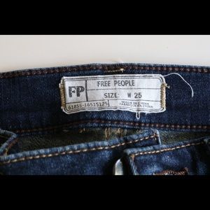 Free people size 25 skinny jeans